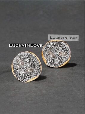 ALEXIS BITTAR • Solanales Crystal Lake of Pavé CZ Stones Stud Earrings